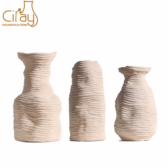 Fleur sèche faite à la main en gros d'usine avec des vases pour la décoration